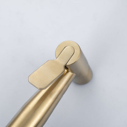 Brushed Gold Handheld Bidet Sprayer, Self-Cleaning Stainless Steel Faucet, Bathroom Bidet Faucet with Hose