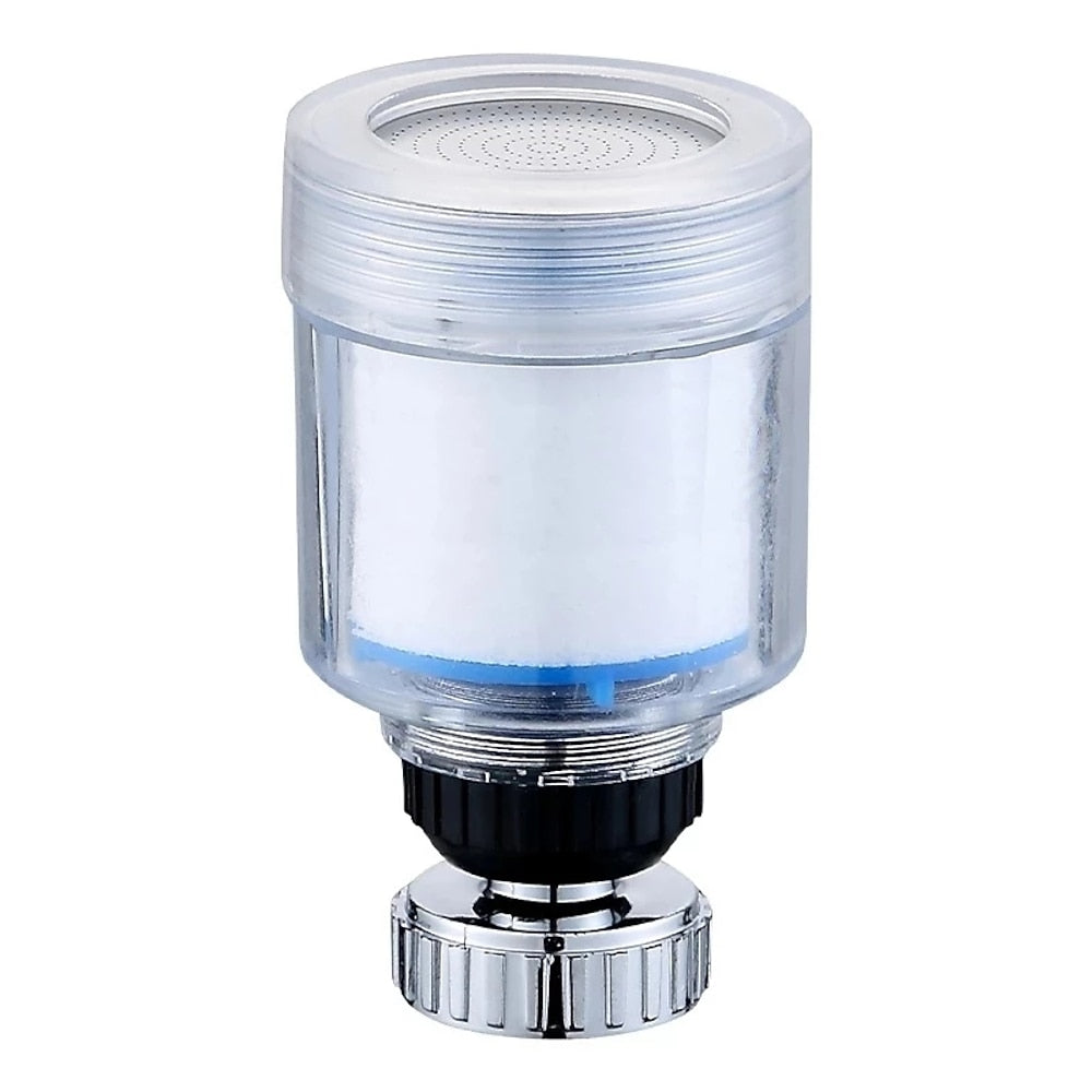 Rotatable Pressurized Faucet Aerator, Anti-Splash Water Saving Faucet Filter