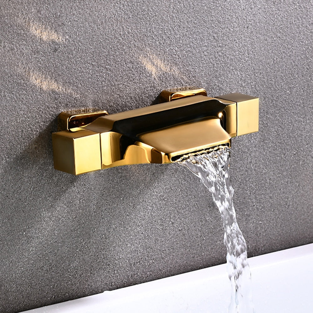 Modern Single-Hole Kitchen Faucet, Dual-Handle Pull-Down Sprayer Faucet with Swivel Spout