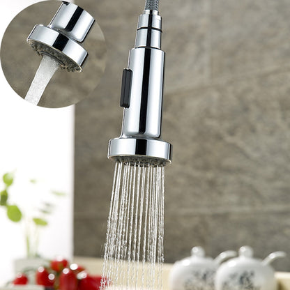 Chrome ABS Plastic Replacement Spray Head, 2-Function Pull-Down Kitchen Faucet Spray Nozzle