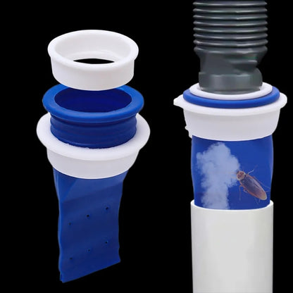Two-Tone Silicone Floor Drain Backflow Preventer Core, Odor-Proof Sewer Pipe Drain Seal for Kitchen, Bathroom