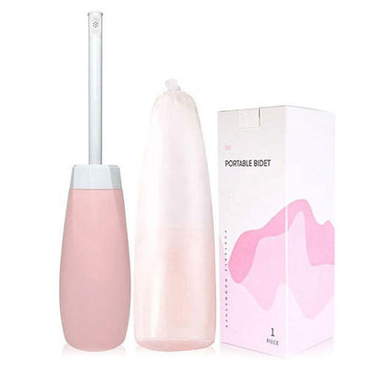 Squeeze Design EVA Portable Bidet Sprayer Bottle, Handheld Personal Hygiene Wash Bottle with Detachable Nozzles / Storage Bag