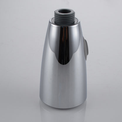 Chrome ABS Replacement Pull-Down Faucet Spray Head, Dual-Mode Kitchen Sink Spray Nozzle