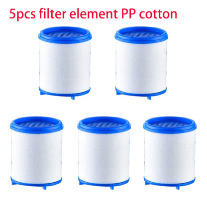 360-Degree Swivel Faucet Water Filter, Chrome ABS Faucet Purifier with PP Cotton Replacement Cartridges