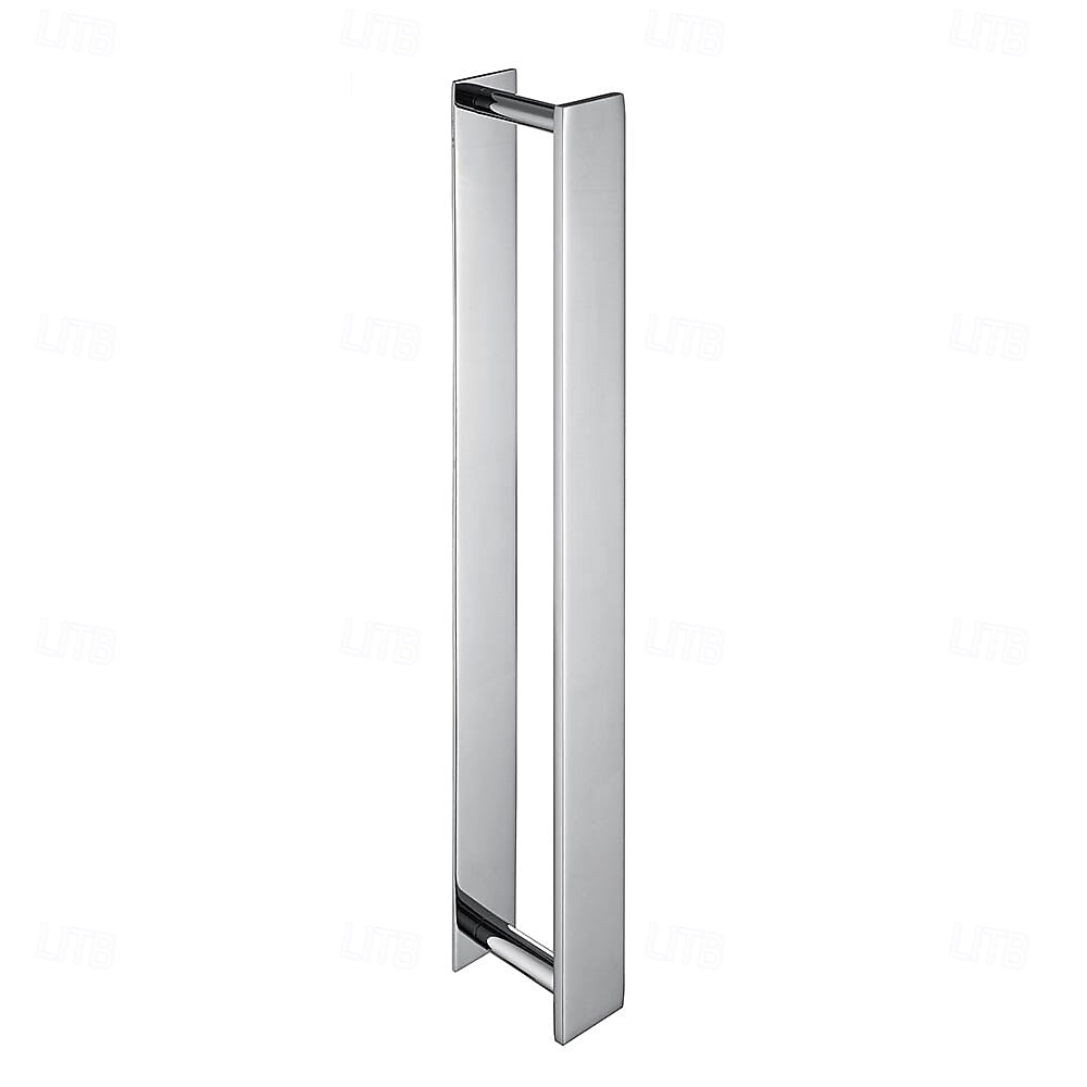 Self-Adhesive SUS304 Stainless Steel Towel Bar, Wall-Mounted No-Drill Towel Holder with Hook, Matte Black / Chrome / Brushed Nickel