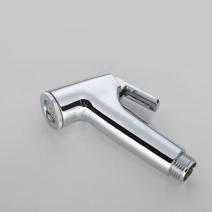Chrome ABS Handheld Bidet Sprayer, Wall-Mount Toilet Shattaf with Hose / Holder