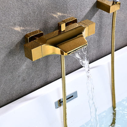 Modern Single-Hole Kitchen Faucet, Dual-Handle Pull-Down Sprayer Faucet with Swivel Spout