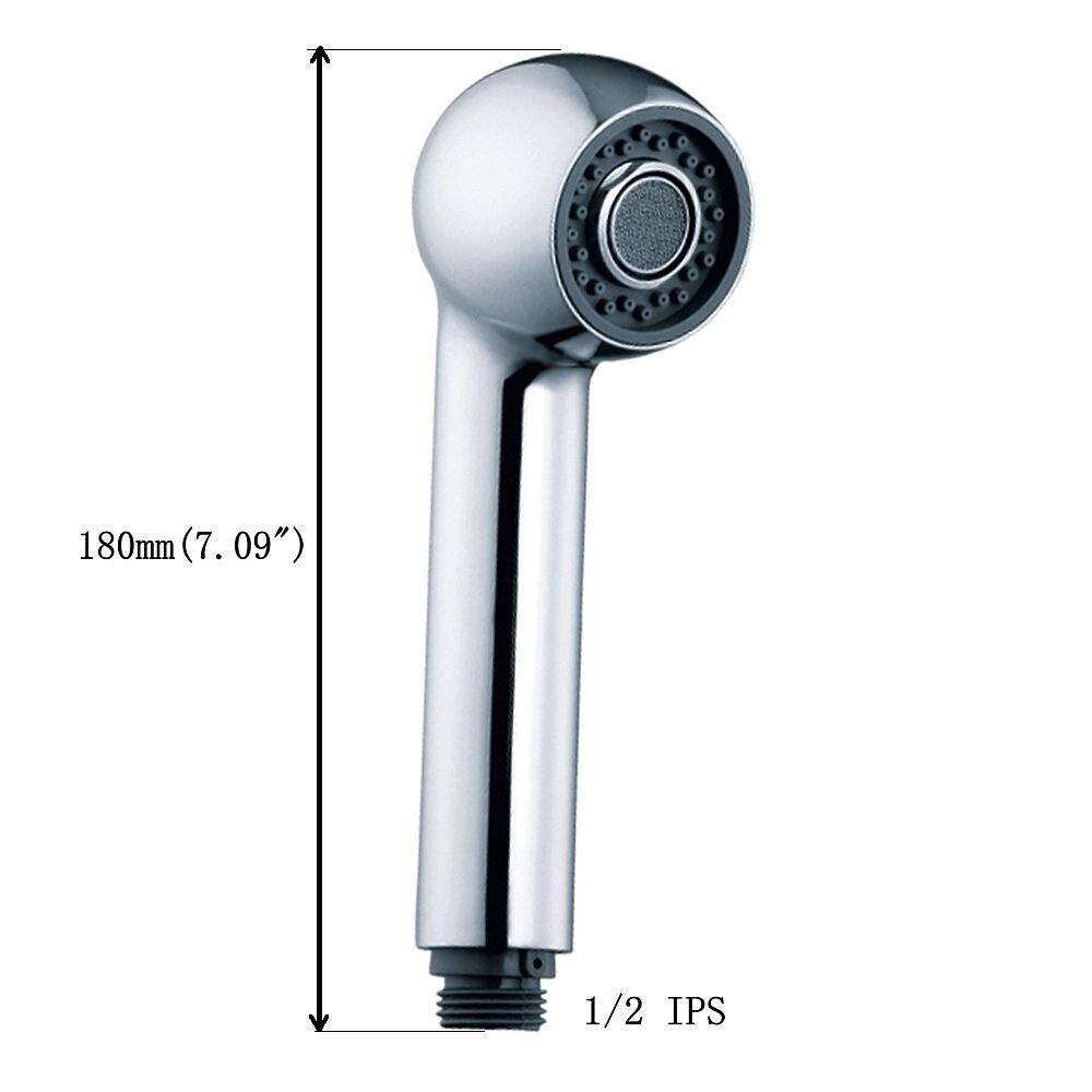 Chrome Dual-Function Faucet Replacement Spray Head, Pull-Down Kitchen Faucet Nozzle