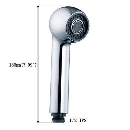 Chrome Dual-Function Faucet Replacement Spray Head, Pull-Down Kitchen Faucet Nozzle