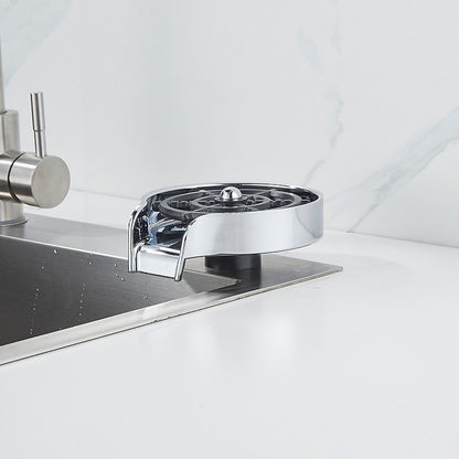 Deck-Mounted Kitchen Sink Glass Rinser, Quick Spray Glass Rinser, Matte Black / Chrome / Gunmetal / Stainless Steel