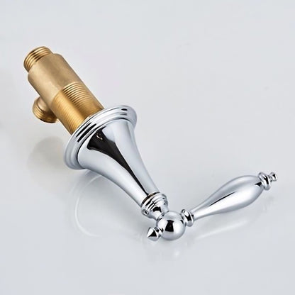 Modern High Arc Bathroom Sink Faucet, Widespread Dual-Handle Faucet, Matte Black / Matte White / Gunmetal / Chrome