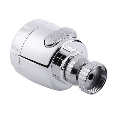 Chrome 360-Degree Swivel Faucet Aerator, Dual Spray Mode Spray Head Attachment
