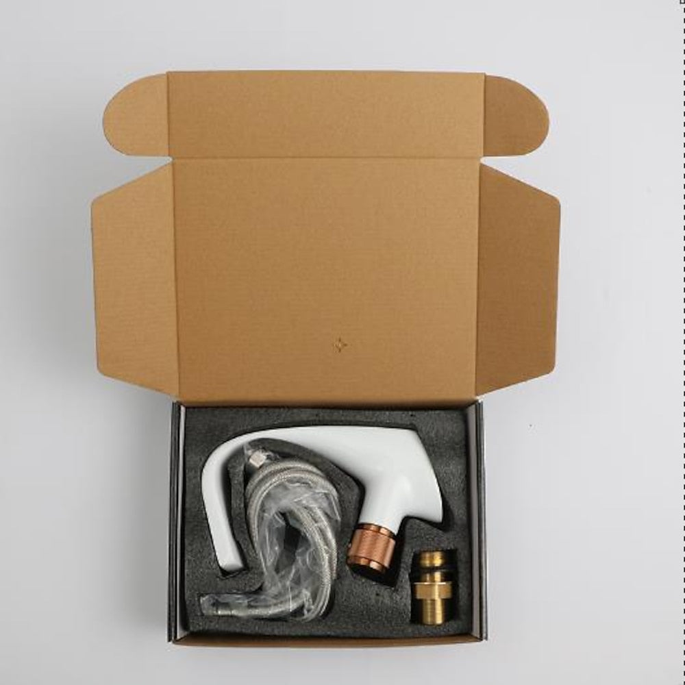Modern Waterfall Bathroom Faucet, Single-Hole Brass Vessel Sink Faucet