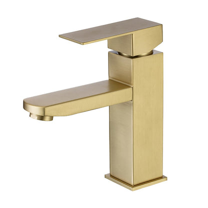 Lagomel single-hole bathroom faucet, set in a Traditional/Classic bathroom