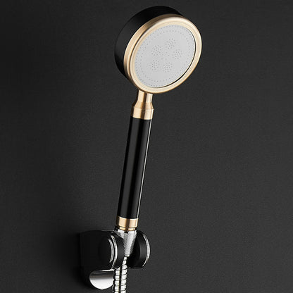 Water-Saving Filtered Handheld Shower Head, Modern Matte Black / Gold Shower Head