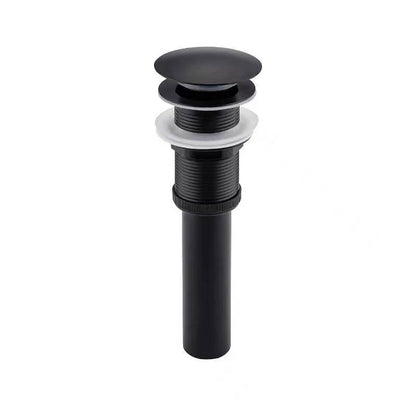 Waterfall Bathroom Faucet, Modern Single-Hole Single-Handle Faucet with Pop-Up Drain, Chrome / Matte Black / Gunmetal