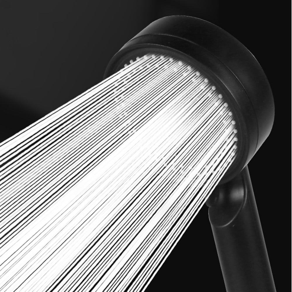 5-Spray Mode Matte Black Handheld Shower Head, High-Pressure Bathroom Showerhead