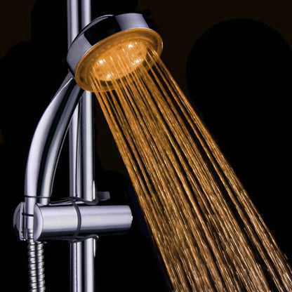 Chrome LED -Changing Handheld Showerhead, 2-Spray Mode Hand Shower