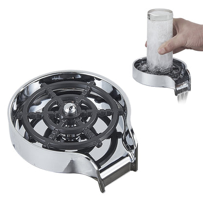 Deck-Mounted Kitchen Sink Glass Rinser, Quick Spray Glass Rinser, Matte Black / Chrome / Gunmetal / Stainless Steel