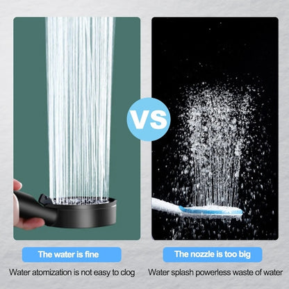 5-Spray Mode Matte Black Handheld Shower Head, High-Pressure Bathroom Showerhead