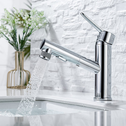 Vintage Dragon Vessel Sink Faucet, Single-Hole Double Cross Handle Brass Faucet