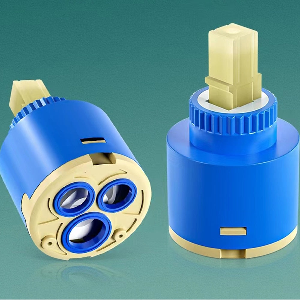 Universal Ceramic Disc Valve Cartridge Replacement, Single-Handle Faucet Cartridge