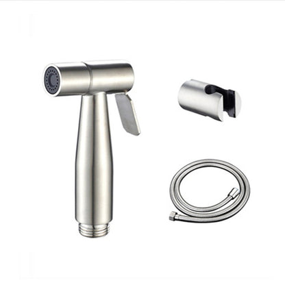 Stainless Steel Wall-Mounted Handheld Bidet Sprayer Tap, High-Pressure Toilet Sprayer Set