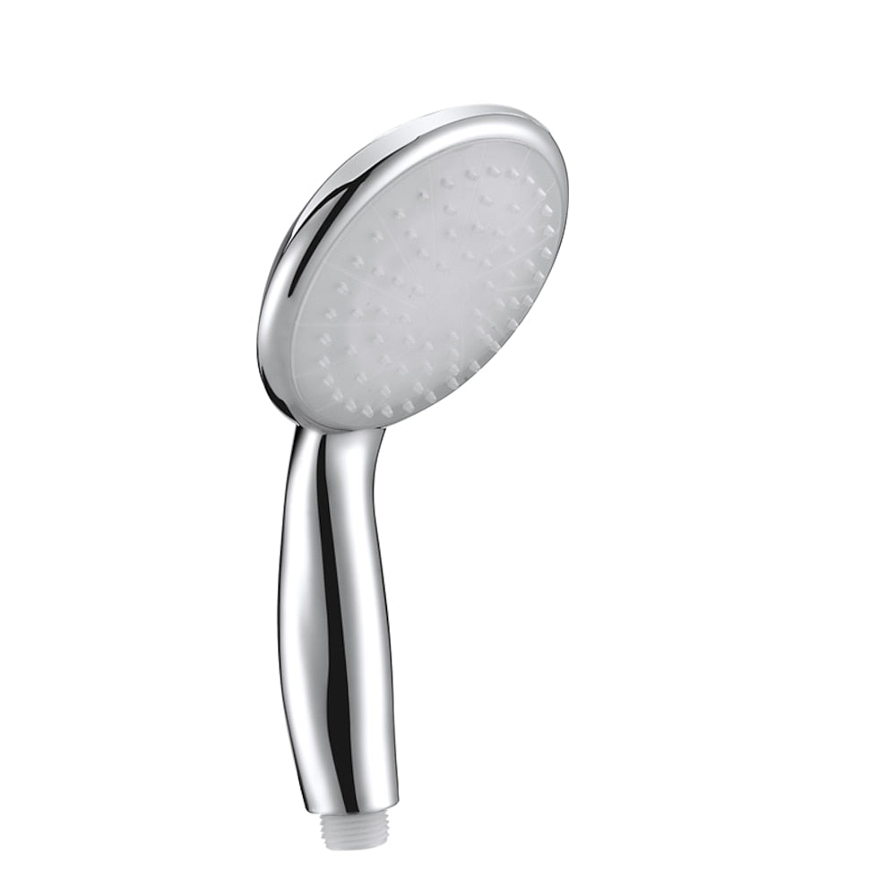 Chrome LED Handheld Shower Head, ABS Jet / Rainfall Spray Hand Shower