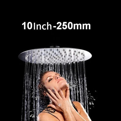 Ultra-Thin Rainfall Shower Head, Modern Stainless Steel Shower Head