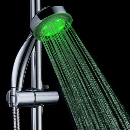 Chrome LED -Changing Handheld Showerhead, 2-Spray Mode Hand Shower
