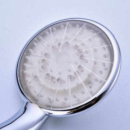 Chrome Contemporary LED Handheld Shower Head, ABS Plastic Hand Shower with Jet / Rainfall Spray Modes