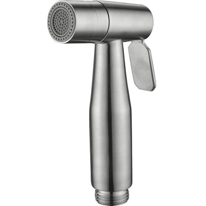 Brushed Stainless Steel Handheld Bidet Sprayer, Pressurized Toilet Cleaning Sprayer / Hose Kit