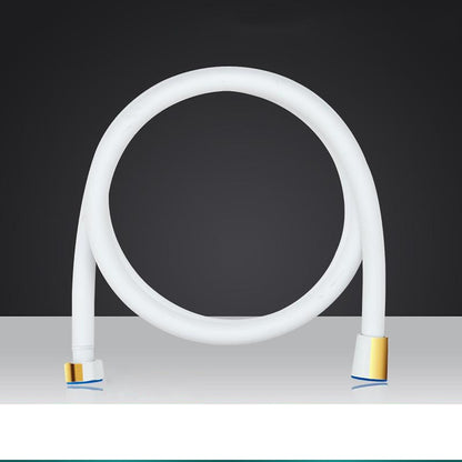 Kink-Free Flexible Handheld Shower Hose, 360-Degree Swivel Replacement Shower Tube, Chrome / Matte Black / Matte White / Stainless Steel