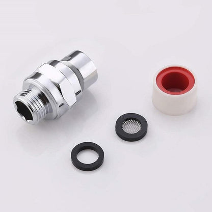 Chrome Modern Brass Swivel Ball Joint Shower Head Adapter, Angle Adjustable Shower Head Adapter