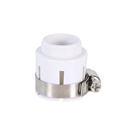 Modern Chrome 360-Degree Flexible Faucet Aerator, 2-Mode Spray Faucet Extender with Universal Clamp Adapter