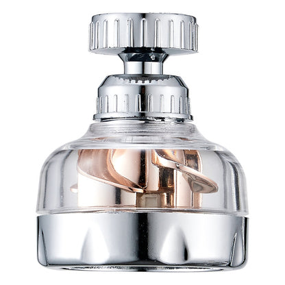 Chrome 360-Degree Swivel Faucet Aerator, Splash-Proof Faucet Spray Head for Kitchen Sink